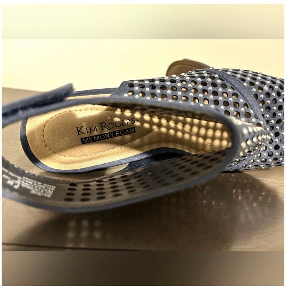Kim Rogers Size 8.5 Memory Foam Block Heel Sandal… - image 7